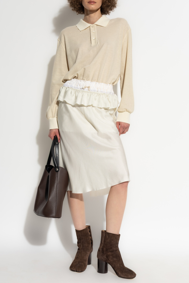 【MAISON MARGIELA】ミディ丈スカート ベージュ Maison Margiela 膝丈/ミディスカート - ベージュ